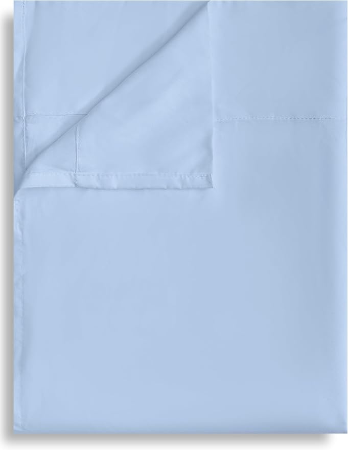 Full Flat Sheet Only, 1 Pack Top Bed Sheets, Soft Breathable Brushed Microfiber by Culve