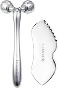LeMeeOly Stainless Steel Gua Sha Facial Tools Metal GuaSha Tool by LeMeeOly