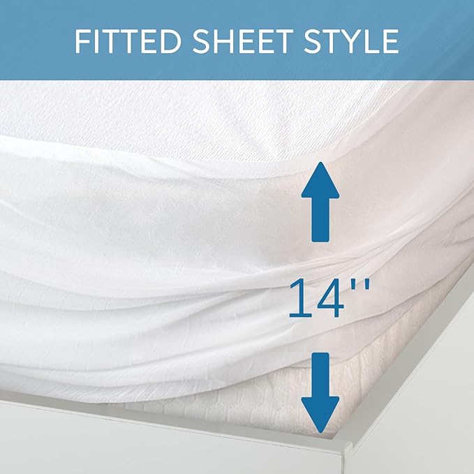 RV Short Queen Terry Mattress Protector Waterproof - Image 4