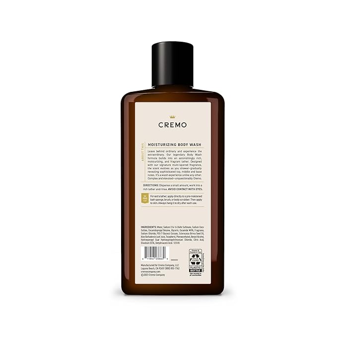 Cremo Body Wash for Men, Rich-Lathering Italian Bergamot, 16 Fl Oz - Image 10