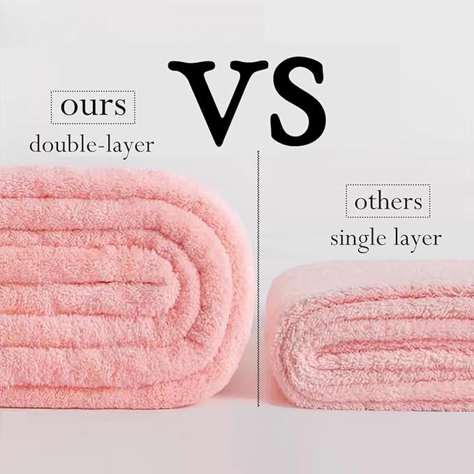 Microfiber Hair Drying Towel Wrap - Image 3