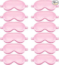 Cutecrop 12 Pcs Silk Sleep Masks Soft Satin Eye Masks by Cutecrop