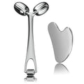 Yeamon Gua Sha Facial Tools and Face Roller Set, Facial Massage Tool by Yeamon