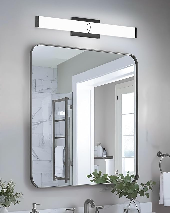 Modern Bathroom Light Fixtures, 24inch Dimmable Bathroom Vanity Lights Over - Image 5
