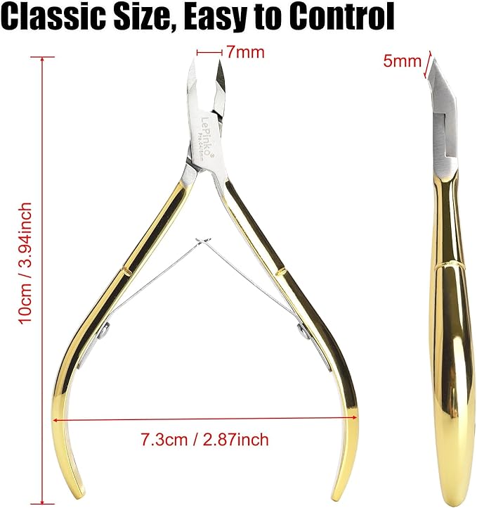 LePinko 4 Packs Upgraded Cuticle Trimmer kit, Sharp Dead Skin Clipper, - Image 6