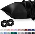 King Satin Pillowcase for Hair 2pc, Similar to Silk Pillow Cases, Easier Care by Vielit