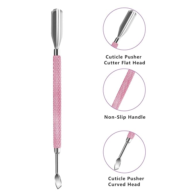Cuticle Trimmer with Cuticle Pusher and Scissors, Cuticle Remover Professional - Image 4