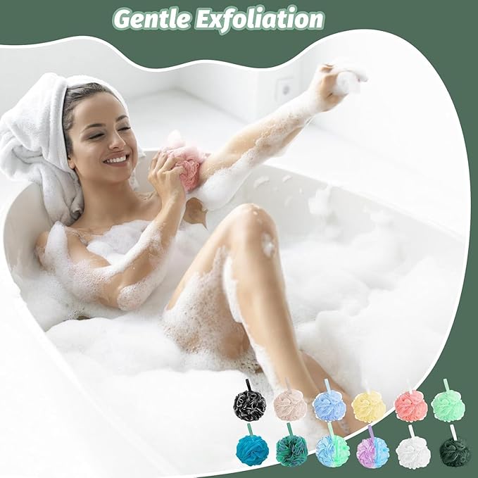 Amazerbst loofah, Shower loofah loofah Sponge, Bath Sponge Body Scrubber - Image 3