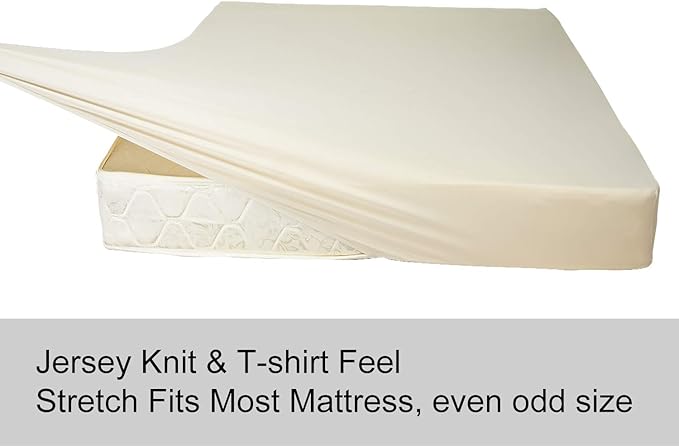 Soft Stretch Full Size Fitted Sheet Only - Image 4