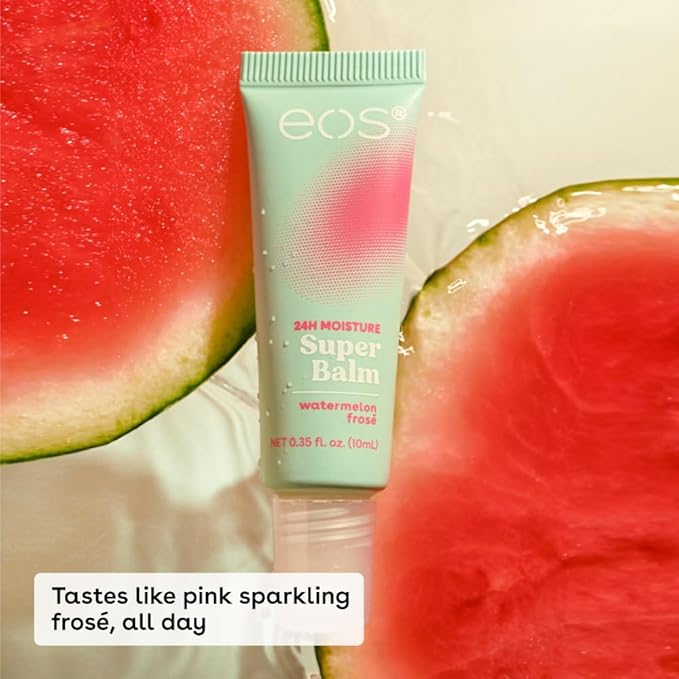 eos Lip Balm, 24H Moisture, Super Balm, Sensitive Skin | Watermelon Frosé | Lip - Image 2