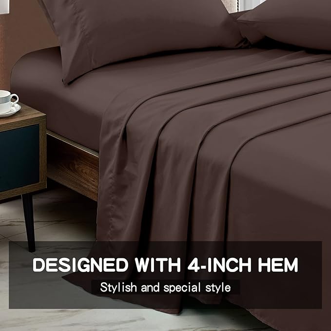FreshCulture Twin Flat Sheets Only 2 Pack - Image 2