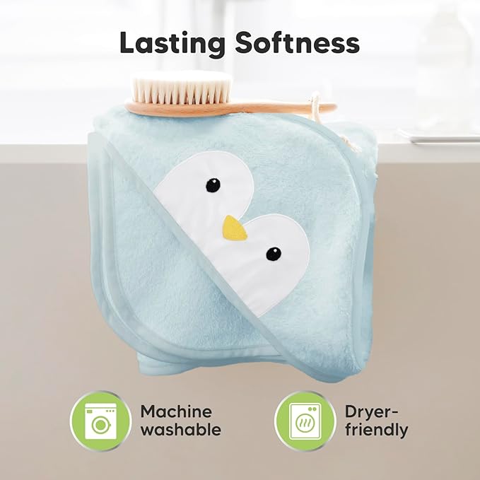 KeaBabies Hooded Baby Towel for Newborn - Image 6
