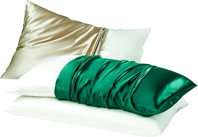 Green Silk Pillow Cases Made in USA, Oeko-TEX Certified 22 Momme Mulberry Silk - Image 6