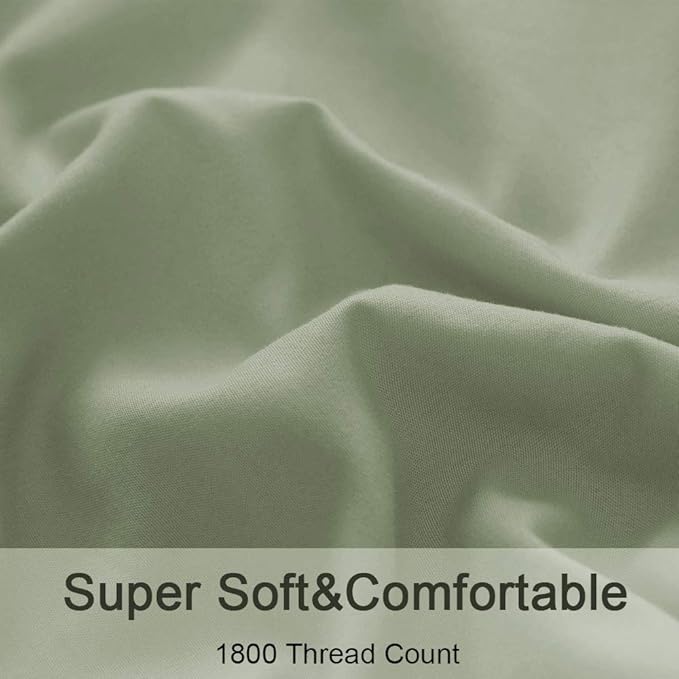 SONORO KATE Bed Sheet Set Super Soft Microfiber 1800 Thread Count Luxury - Image 4