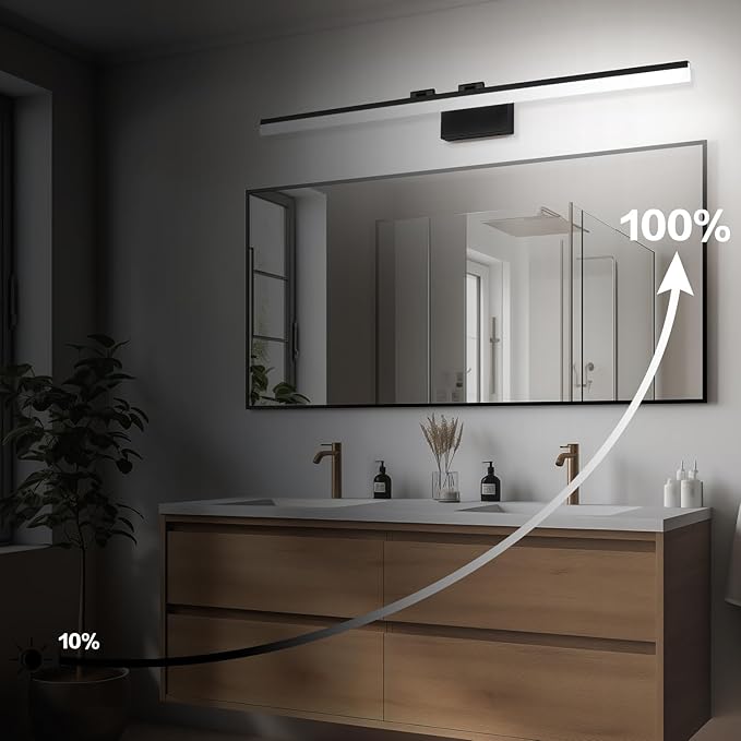 SOLFART 5 Color Temperature Dimmable 47.2 Inch Bathroom Light Fixtures Over - Image 6