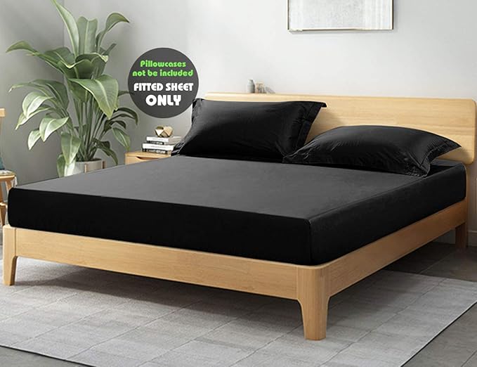 Fitted Sheet- COSMOPLUS Twin Fitted Sheet Only（No Flat Sheet or Pillow Shams） - Image 3