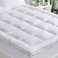 GRT Pillowtop Mattress Topper Full Size, Rayon from Bamboo Mattress Cover Padded by GRT