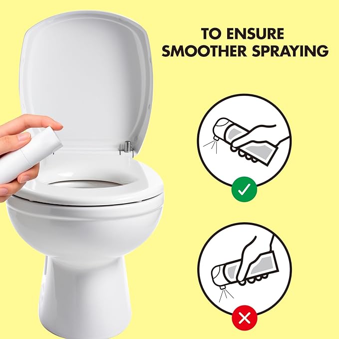 Travel Size Toilet Spray, Bathroom Odor Eliminator, 5 Pack, 1 fl oz Each - Image 7