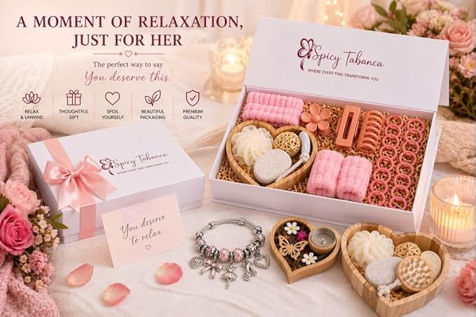 Ultimate 25-Piece Spa Gift Set for Women, Mother’s Day Gift for Mom, Self Care - Image 6