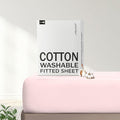 FreshCulture Pure Cotton Fitted Sheets King Size, 300 Thread Count Percale by FreshCulture