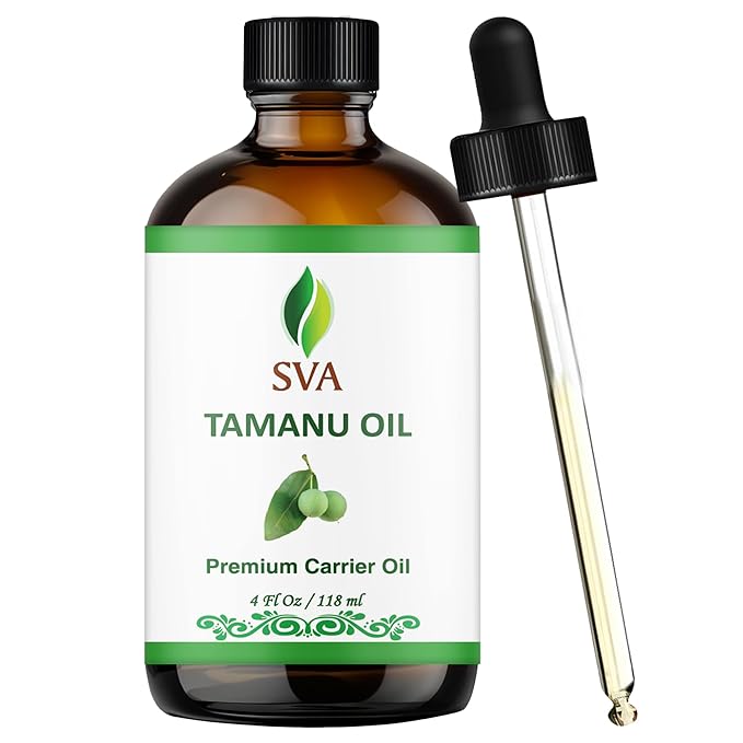 SVA Tamanu Oil - 4 Fl Oz – 100% Natural Cold Pressed Tamanu Oil - by SVAORGANICS