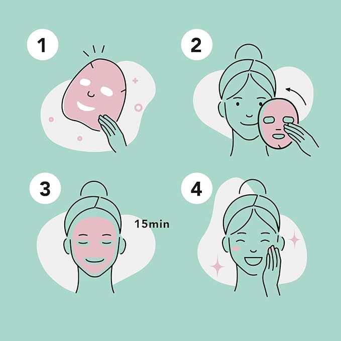 Celavi Essence Facial Sheet Face Mask Variety Set Classic Authentic Korean - Image 7