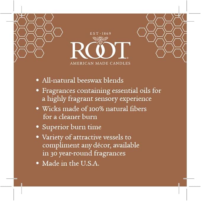 Root Candles Scented Candles Honeycomb Beeswax Blend Premium Handcrafted Candle - Image 9