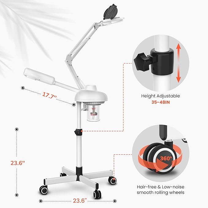 TASALON 2-in-1 Professional Facial Steamer - Image 5