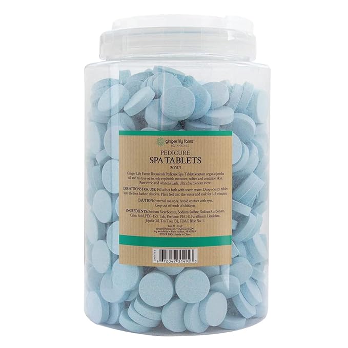 Ginger Lily Farms Botanicals Pedicure Spa Tablets, Natural & Organic, - Image 2