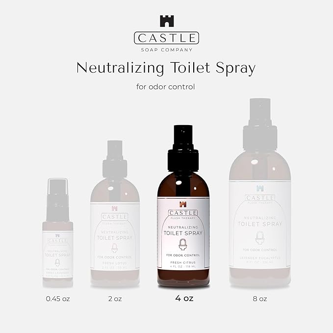 Castle Flush Therapy Neutralizing Toilet Spray | Odor Control: Mist Over The - Image 5