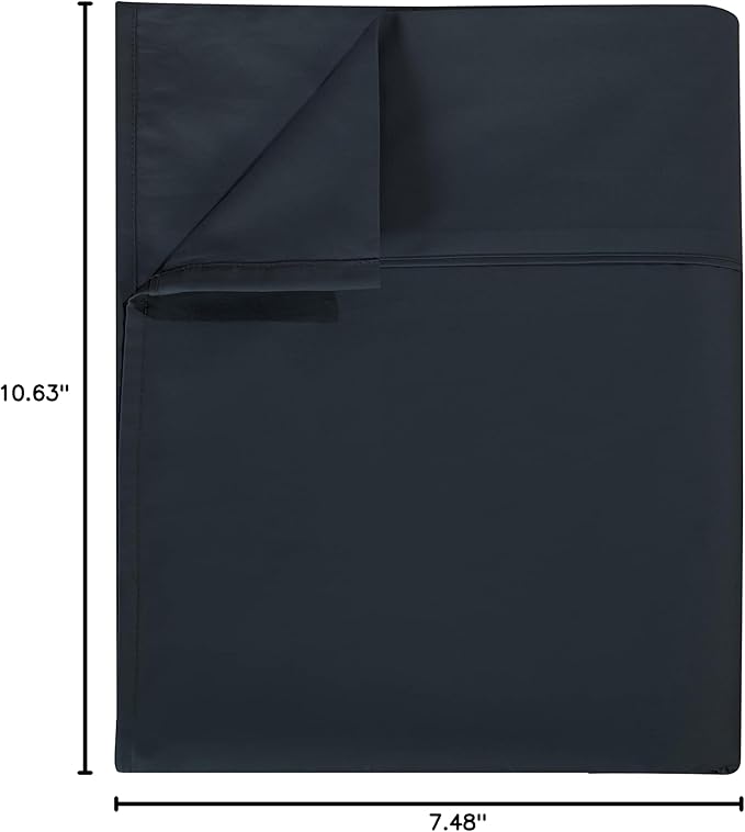 Flat Sheet Only Queen Size, 400 TC 100% Egyptian Cotton Flat Sheet Black Cotton - Image 7
