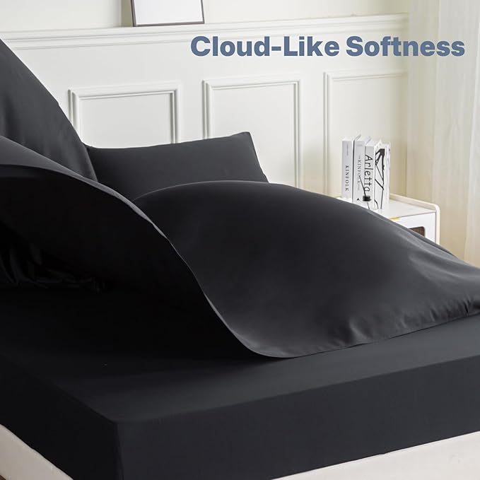 Lavisun Flat Sheets only, 6 Pack Bulk Top Sheets - Image 3