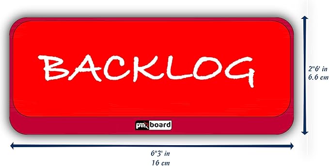 PMXBOARD Magnetic Column Headline Cards – Kanban & Scrum Board Headers for Agile Workflow | Reusable Magnetic Column Labels for Project Boards, Lean Boards & Sprint Planning