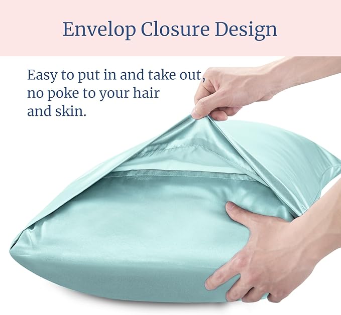 BEDELITE Satin Pillowcase for Hair and Skin, Super Soft Similar to Silk Pillow - Image 6