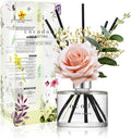 COCODOR Rose Flower Reed Diffuser/White Jasmine/6.7oz/1Pack / Home Fragrance by COCODOR