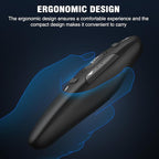 Air Mouse Clicker for Powerpoint Presentations, Rechargeable Wireless Presenter Remote Slide Advancer for Computer Laptop Office Classroom
