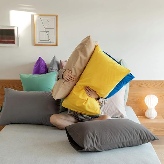FLXXIE Pillow Cases Standard Size, Soft Microfiber Pillow Covers - Image 5