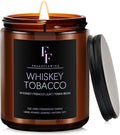 Whiskey Tobacco Scented Candle for Home Soy Wax Candle, Aromatherapy Candle Gift by FFFRAGRFLOWING