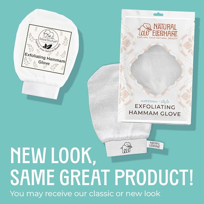 Natural Elephant Exfoliating Hammam Glove | Authentic Moroccan Kessa Body Scrub - Image 7