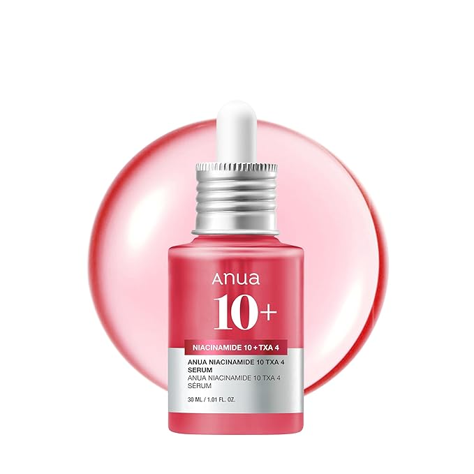 Anua Niacinamide 10 + TXA 4 Serum, Dark Spot Care, Hyaluronic Acid, Tranexamic by Anua
