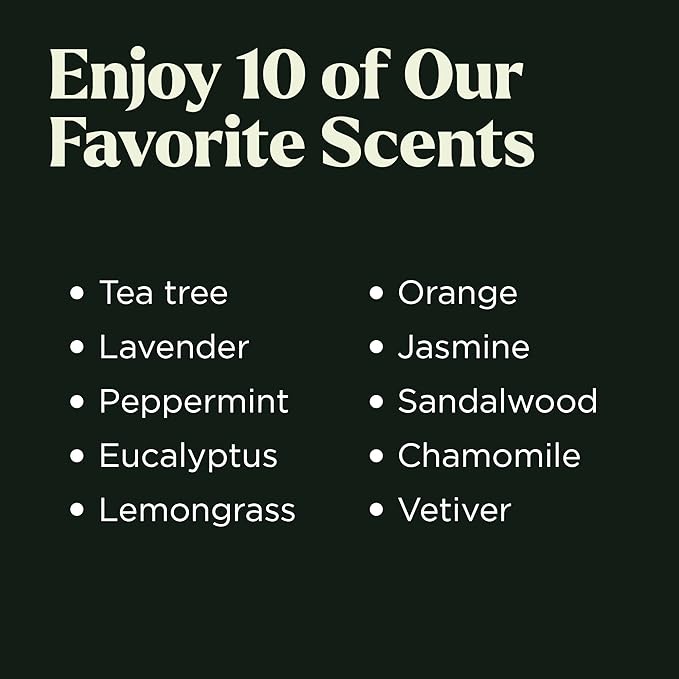 Lagunamoon Essential Oils Set, 10 Piece Aromatherapy Oil in Portable Bag - Image 8