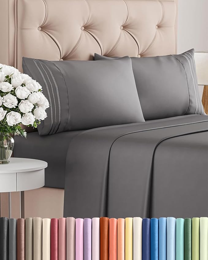 Queen Size 4 Piece Sheet Set by CGKUnlimited