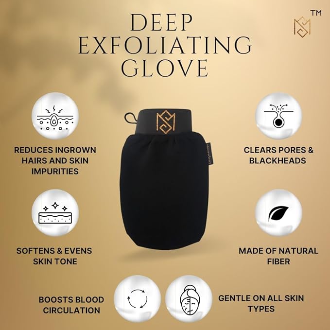 Exfoliating Glove Kessa Mitt Body Scrubber - Image 7
