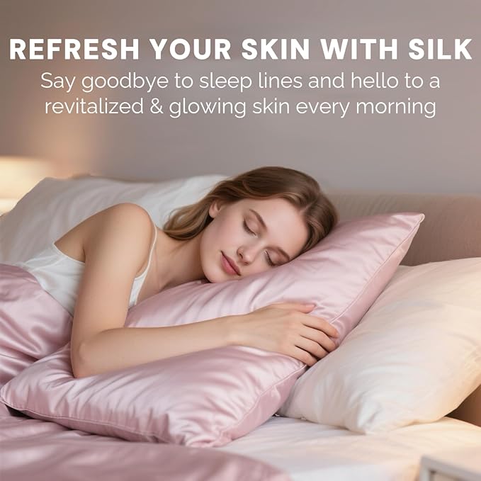 Ravmix 100% Silk Pillow Cases - Image 2