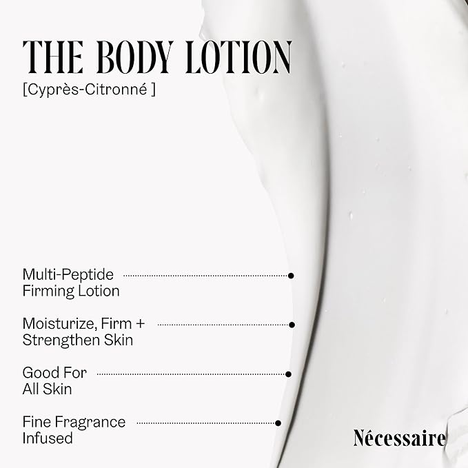 Nécessaire The Body Lotion Cyprès-Citronné – Multi-Peptide Moisturizer - Image 4