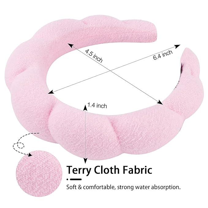 Spa Terry Cloth Headbands - Image 2