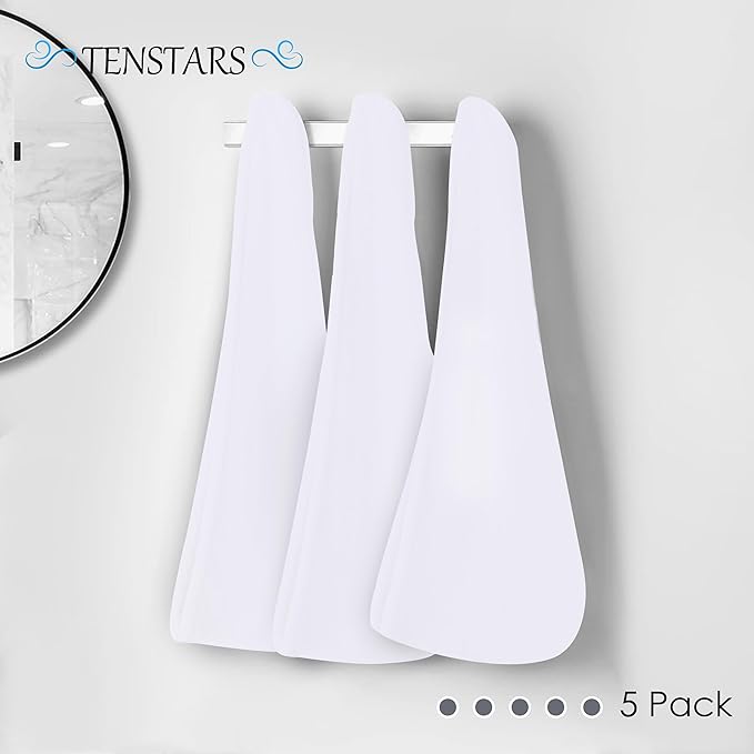 TENSTARS 5 Pack Thicken Microfiber Hair Towel Wrap - Image 5
