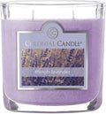 Colonial Candle French Lavender Scented Jar Candle, 2 Wick, 3.5 oz, Mottled Wax by ColonialCandle