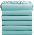FreshCulture Queen Fitted Sheets, Bulk Pack of 6, Deep Pocket, Soft Microfiber by FreshCulture