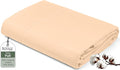 Royale Linens 100% Organic Cotton Full Flat Sheet Only by ROYALELINENS